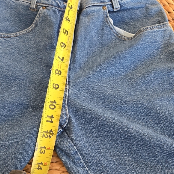 High Rise Blue Denim Jeans - Picture 6 of 6